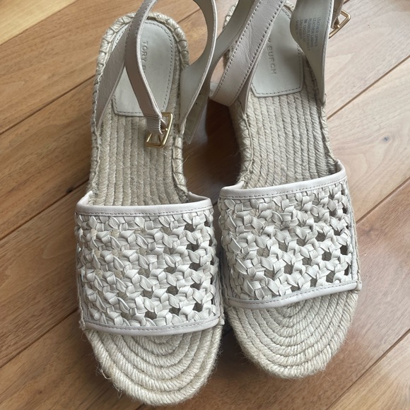 Tory Burch Like New wedge Sandals - Picture 1 of 7